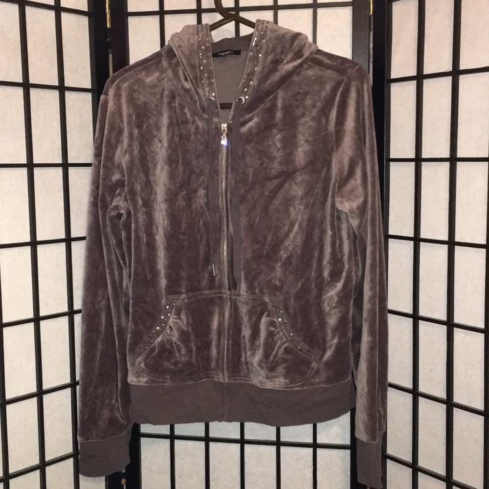 Express Hooded Zip Up Jacket Size L